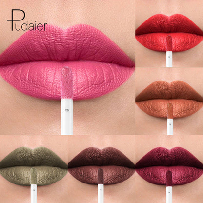 36 Color Matte Lip Gloss Lip Liner Matte Matte Lip Glaze Lipstick Penc