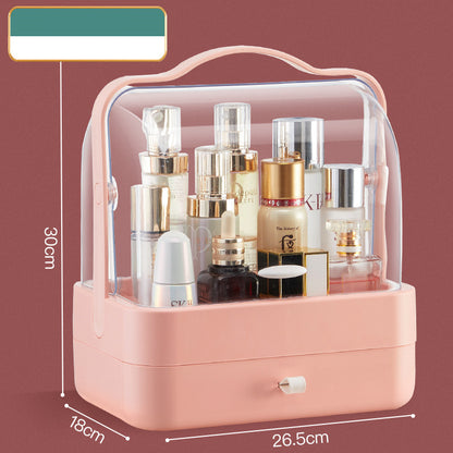 Makeup Storage Desktop Dustproof Lipstick Makeup Brush Finishing Box Dressing Table Skin Care Product Mask Rack