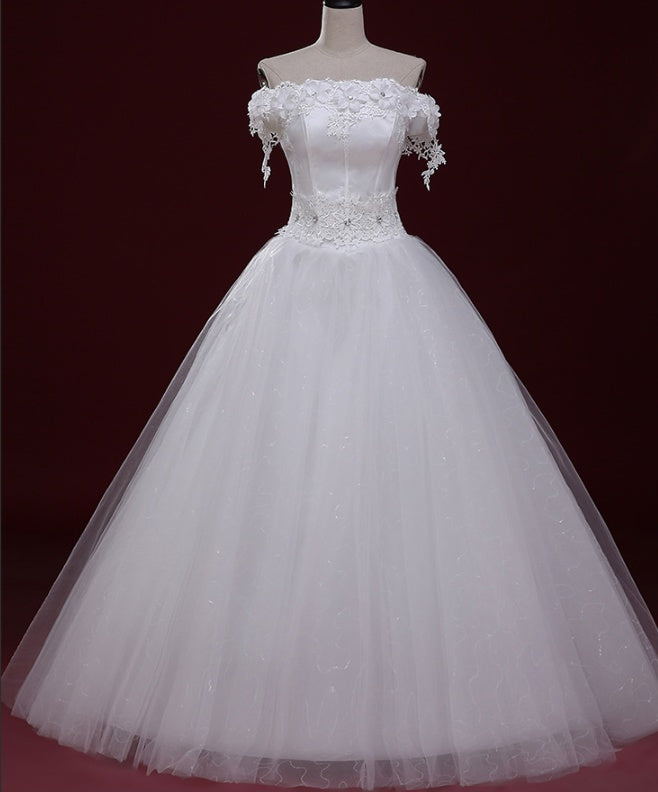 Wedding Dresses Strapless Lace