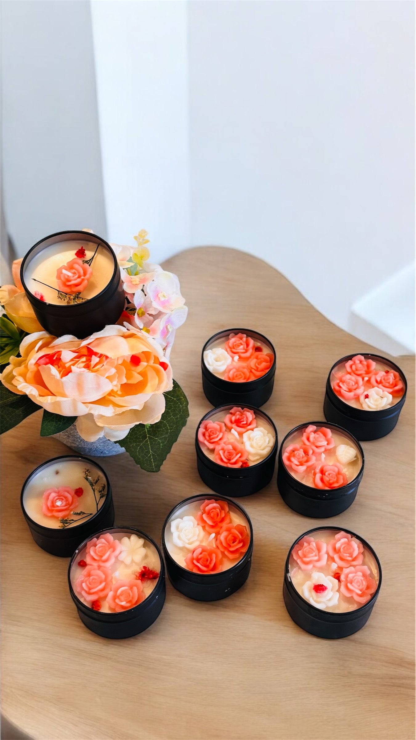 Homemade Beautiful Decorative Scent Candles