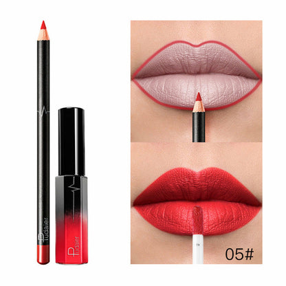 36 Color Matte Lip Gloss Lip Liner Matte Matte Lip Glaze Lipstick Penc