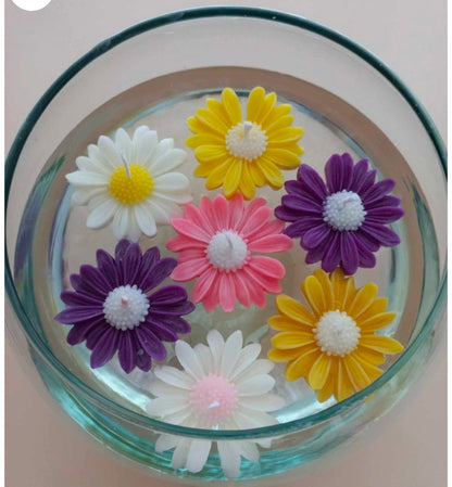 “10 Scented Sunflower Floating Candles: Perfect for a Magical Christmas Glow”