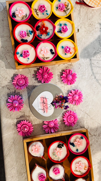 “10 Scented Clay Diyas: Illuminate Your Celebrations with Fragrance and Elegance”