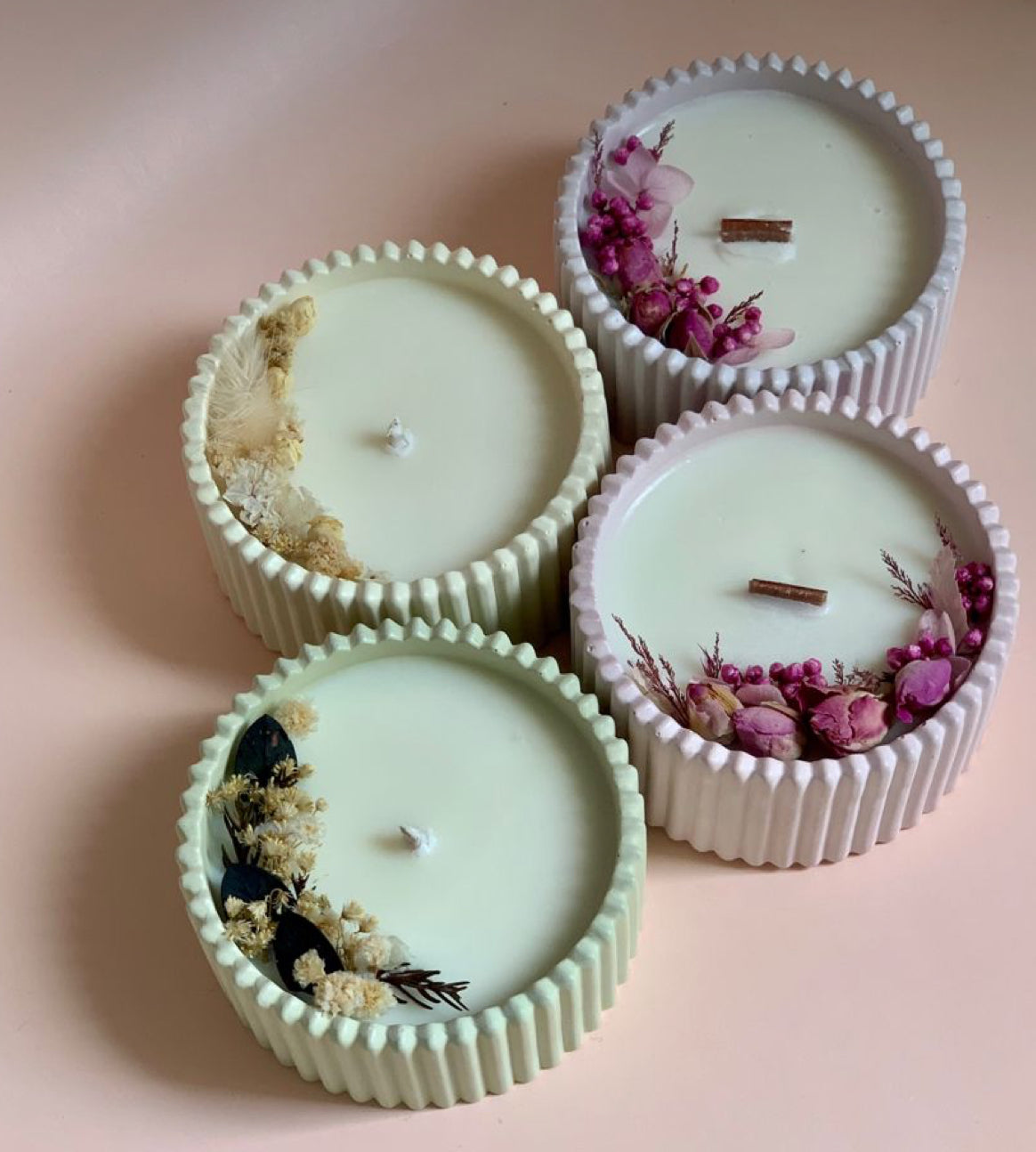 Homemade Beautiful Decorative Scent Candles