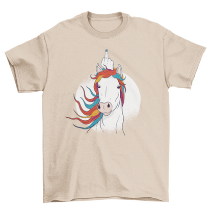 Unicorn Middle Finger T-shirt