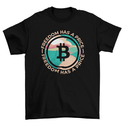 Crypto logo landscape t-shirt