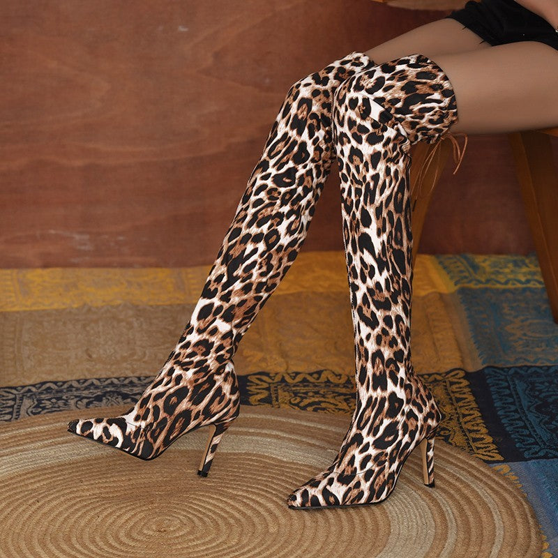 Over-the-knee Stiletto Heels For Women Plus Size