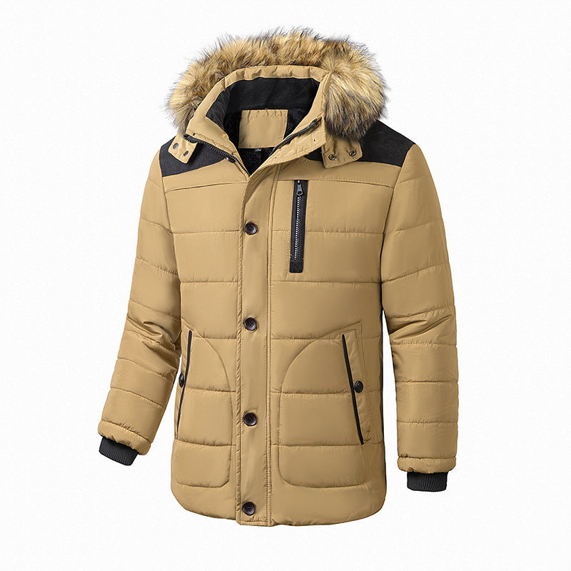 Men's Cotton-padded Clothes Warm Jacket