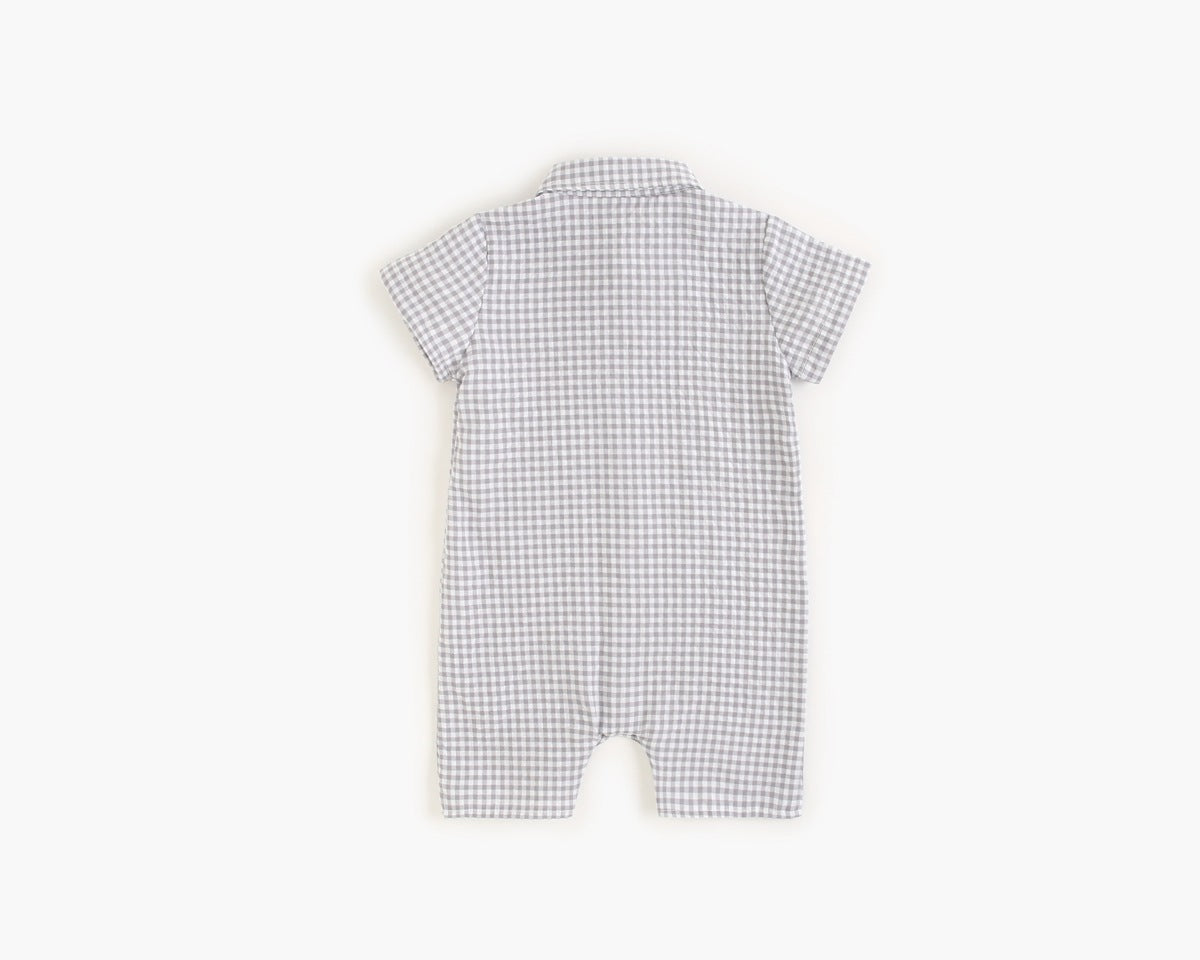 Korean Style Baby Clothing Short Sleeve Shirt Romper New Born