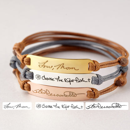 Personalized Handwriting Bracelet Handwritten Signature Jewelry