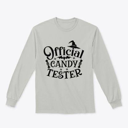 Official Candy Tester Vector Halloween Design for Sweatshirt