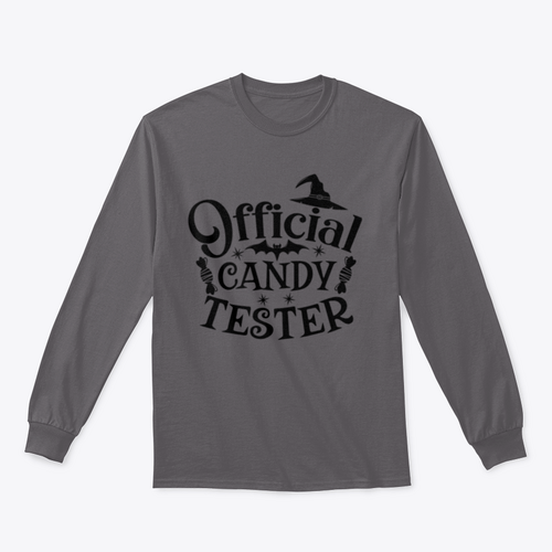 Official Candy Tester Vector Halloween Design for Sweatshirt