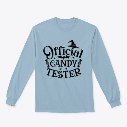 Official Candy Tester Vector Halloween Design for Sweatshirt