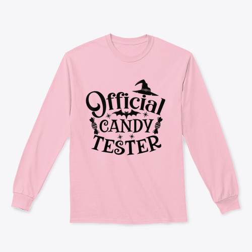 Official Candy Tester Vector Halloween Design for Sweatshirt