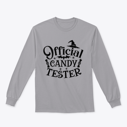 Official Candy Tester Vector Halloween Design for Sweatshirt