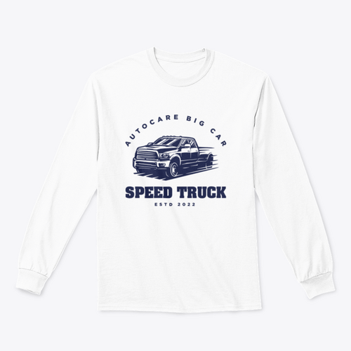 Speed Truck ESTD 2022 Logo Design for Sweatshirt